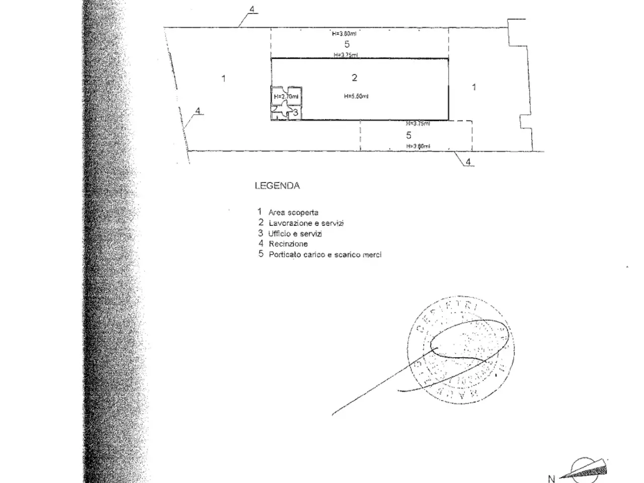 Capannone in , Carrara, {3} - Planimetria 1