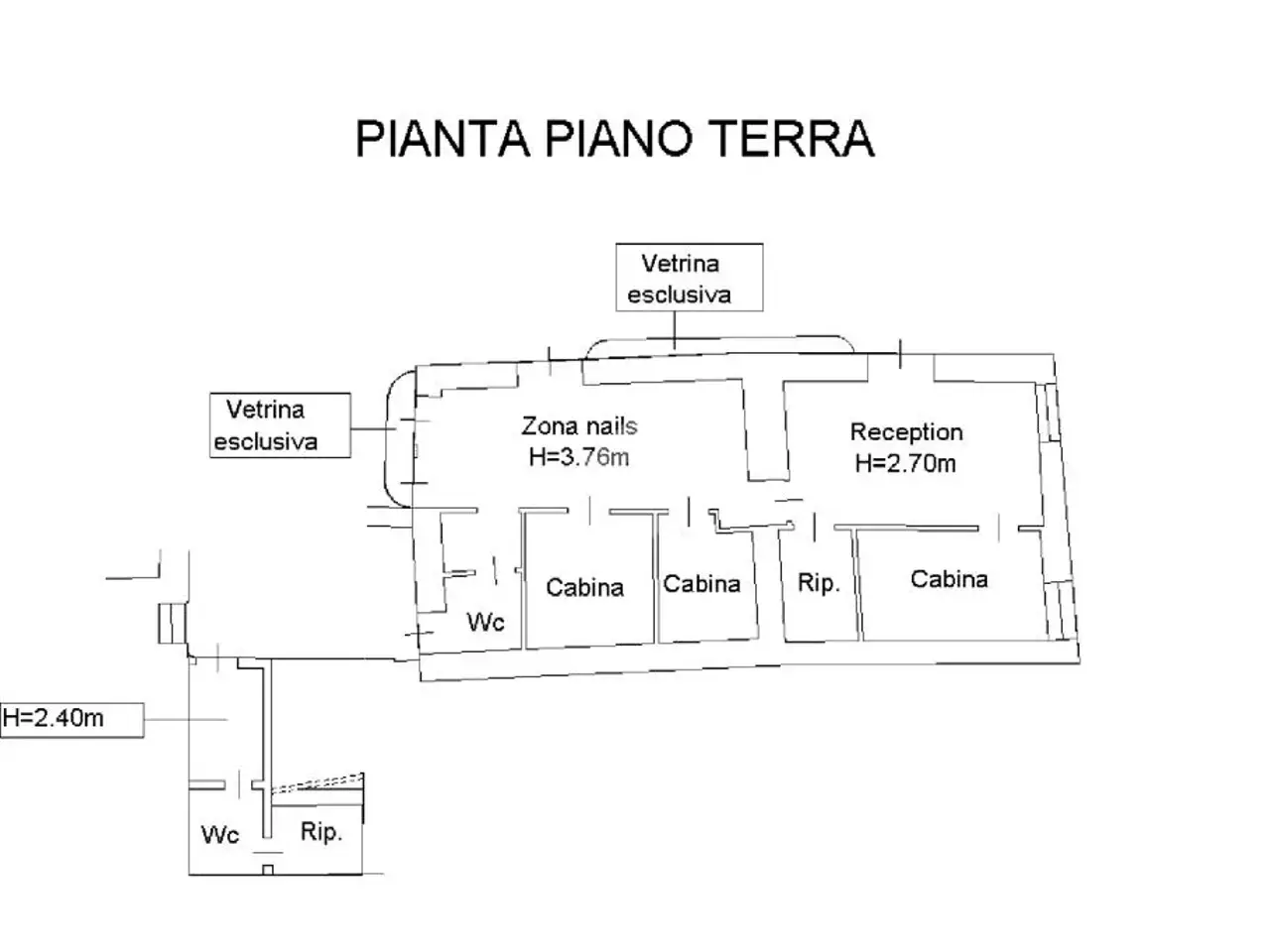 Negozio in Via Santa Maria, Desenzano Del Garda, {3} - Planimetria 1