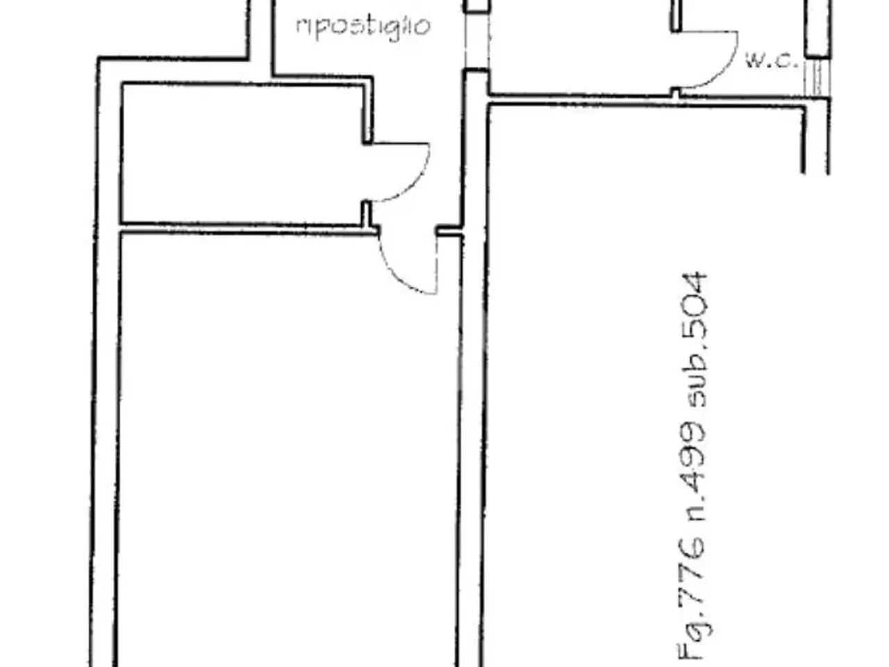 Negozio in Vicolo degli Orti della Magliana 19, Roma, {3} - Planimetria 1