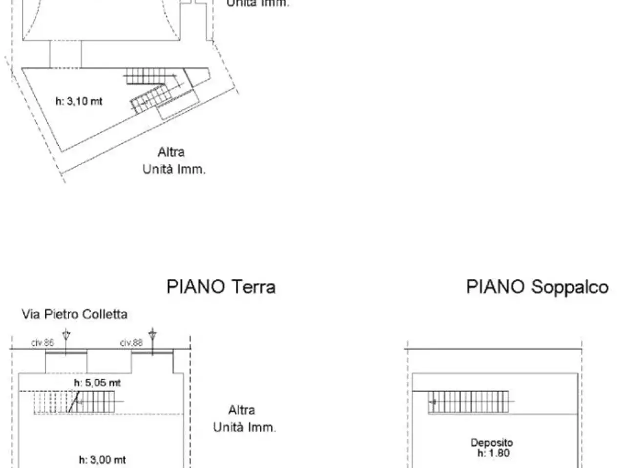 Negozio in Via Pietro Colletta 86, Napoli, {3} - Planimetria 1