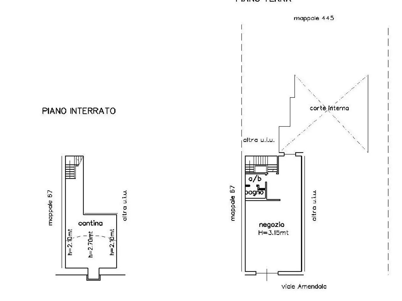 Locale commerciale in Viale Giovanni Amendola 15, Imola, {3} - Planimetria 1