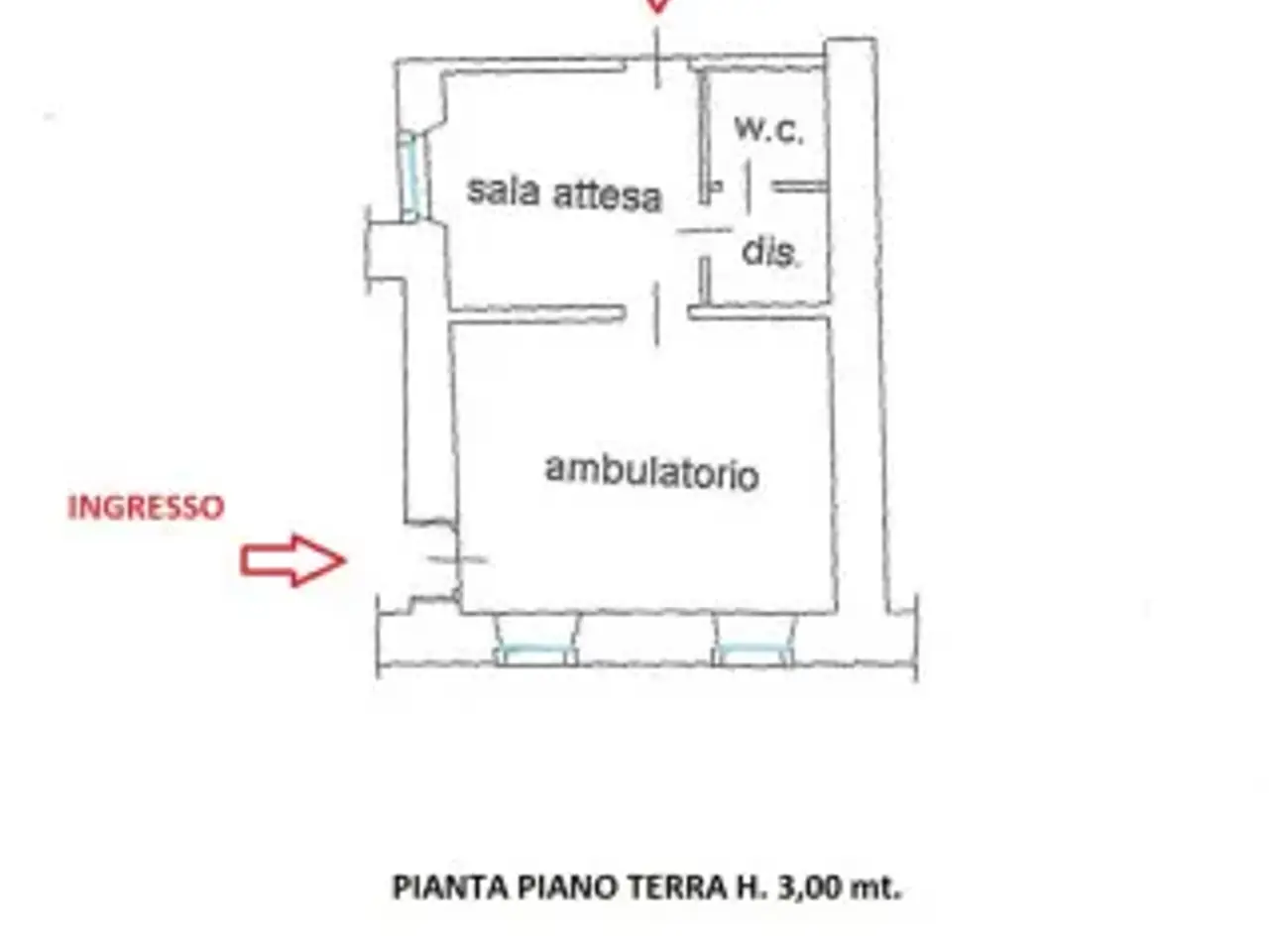 Ufficio in Via Carlo Alberto 13, Cividale Del Friuli, {3} - Planimetria 1