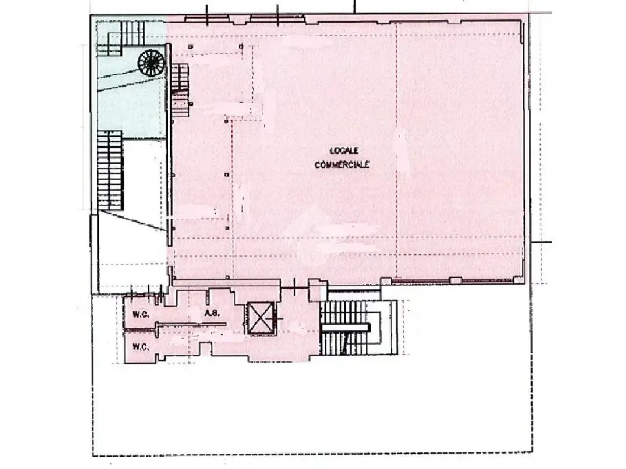 Negozio in Viale San Predabissi, Melegnano, {3} - Planimetria 1