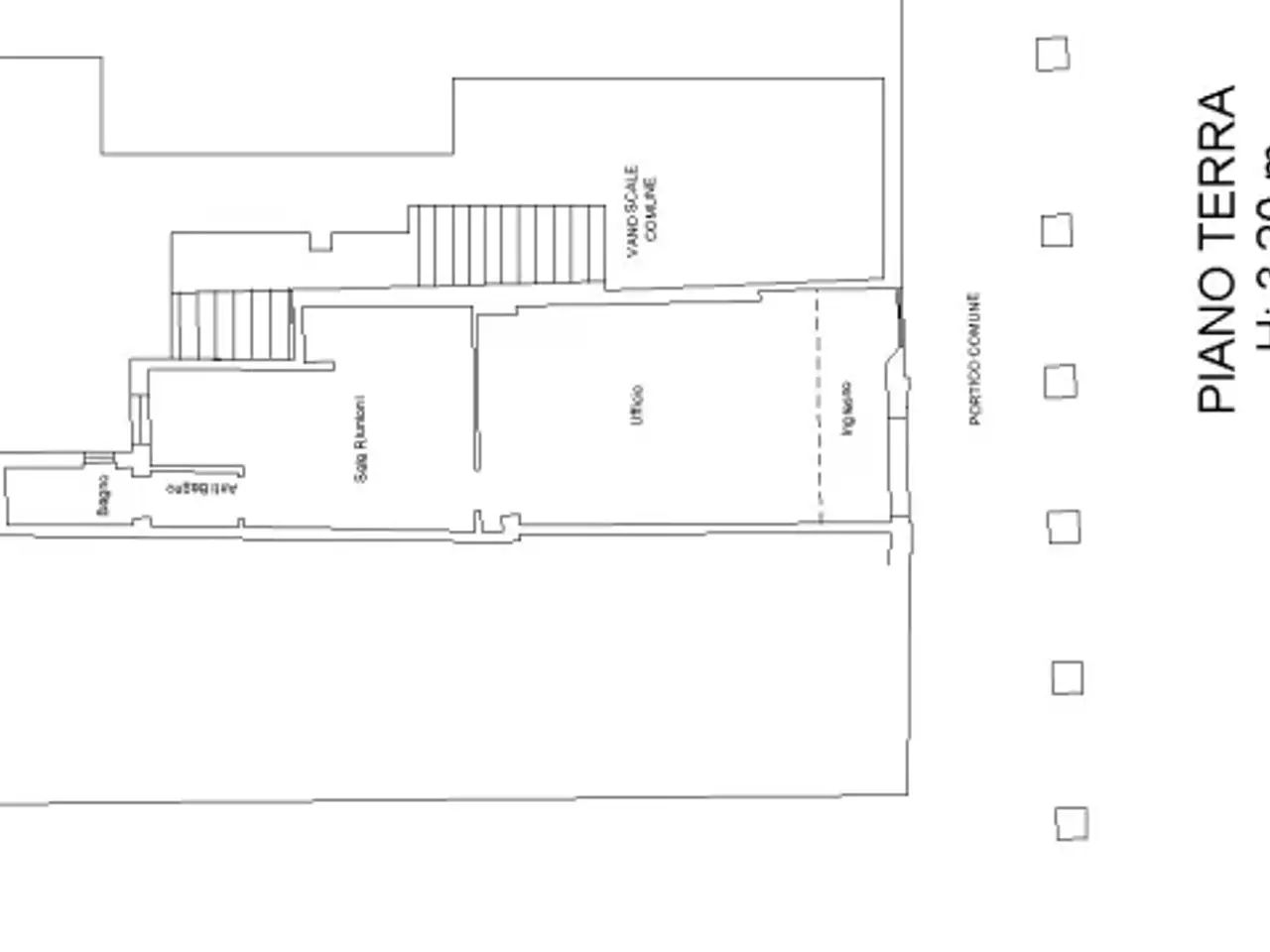 Negozio in Via dell'Abbadia 4b, Bologna, {3} - Planimetria 1