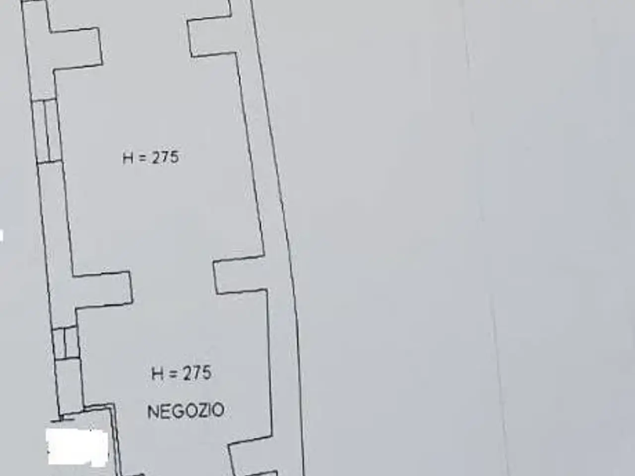 Negozio in Via Pollio 10, Caserta, {3} - Planimetria 1