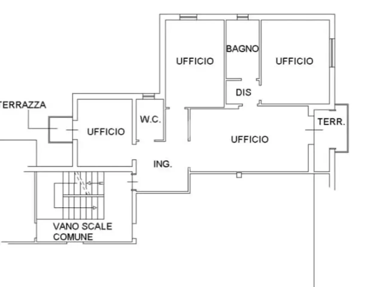 Ufficio in Str. Terraglio 224, Preganziol, {3} - Planimetria 1
