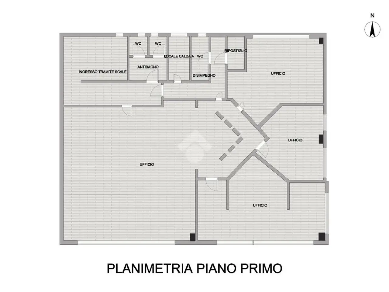 Capannone in Via Stradivari 9, Quinzano D'Oglio, {3} - Planimetria 1