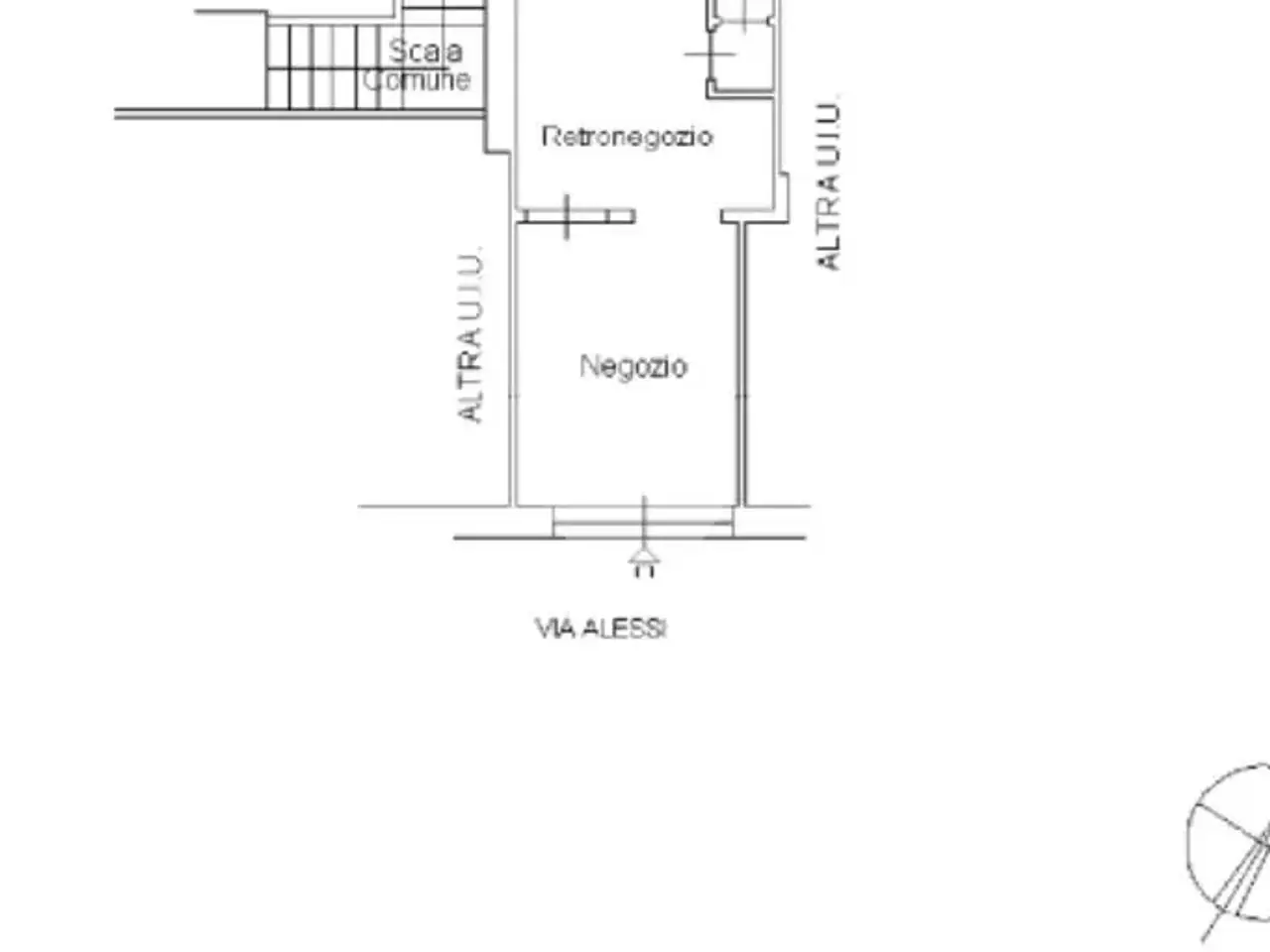 Negozio in Viale Gabriele d'Annunzio 3, Milano, {3} - Planimetria 1