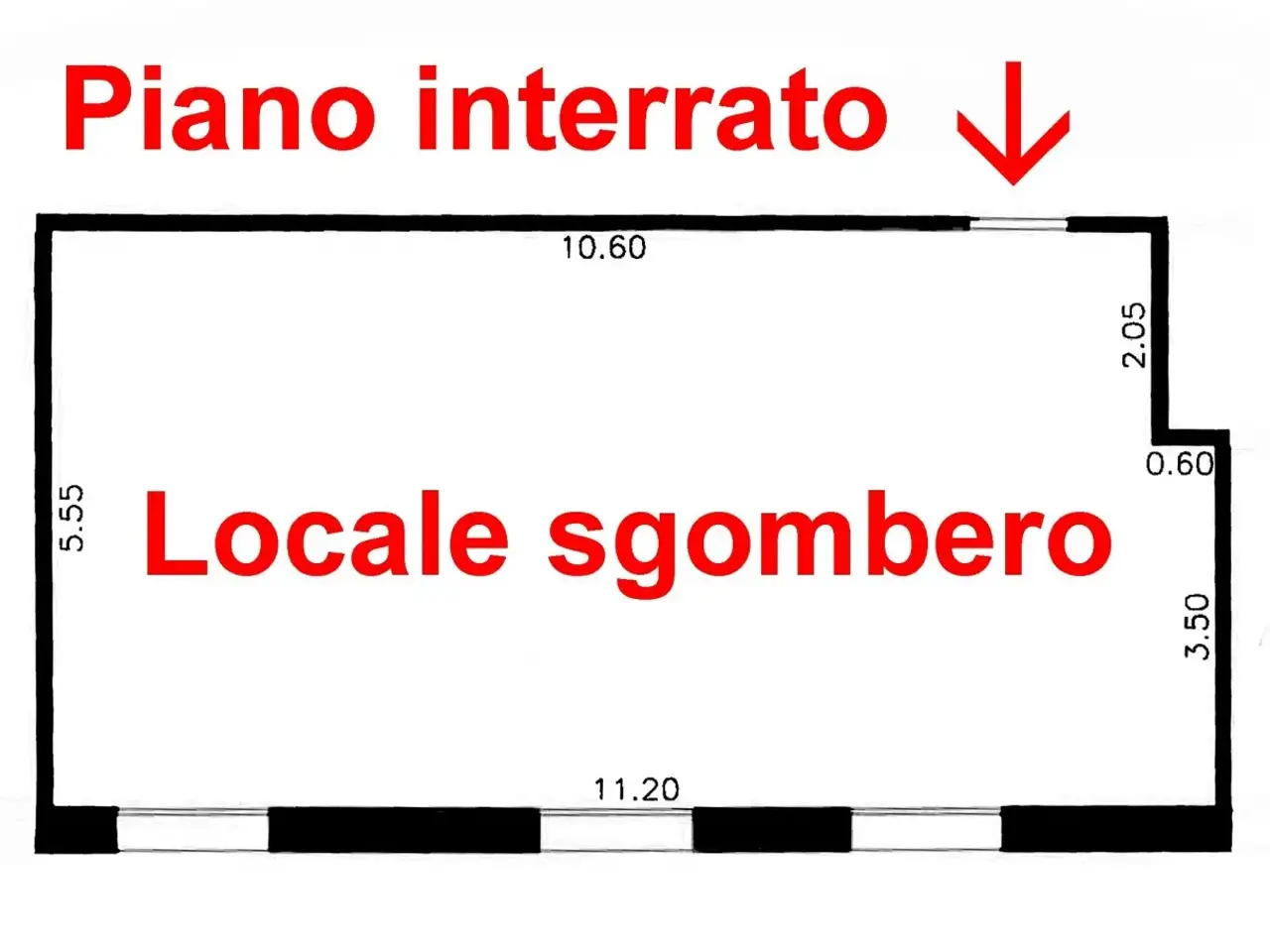 Magazzino in Via Baraggino, Chivasso, {3} - Planimetria 1