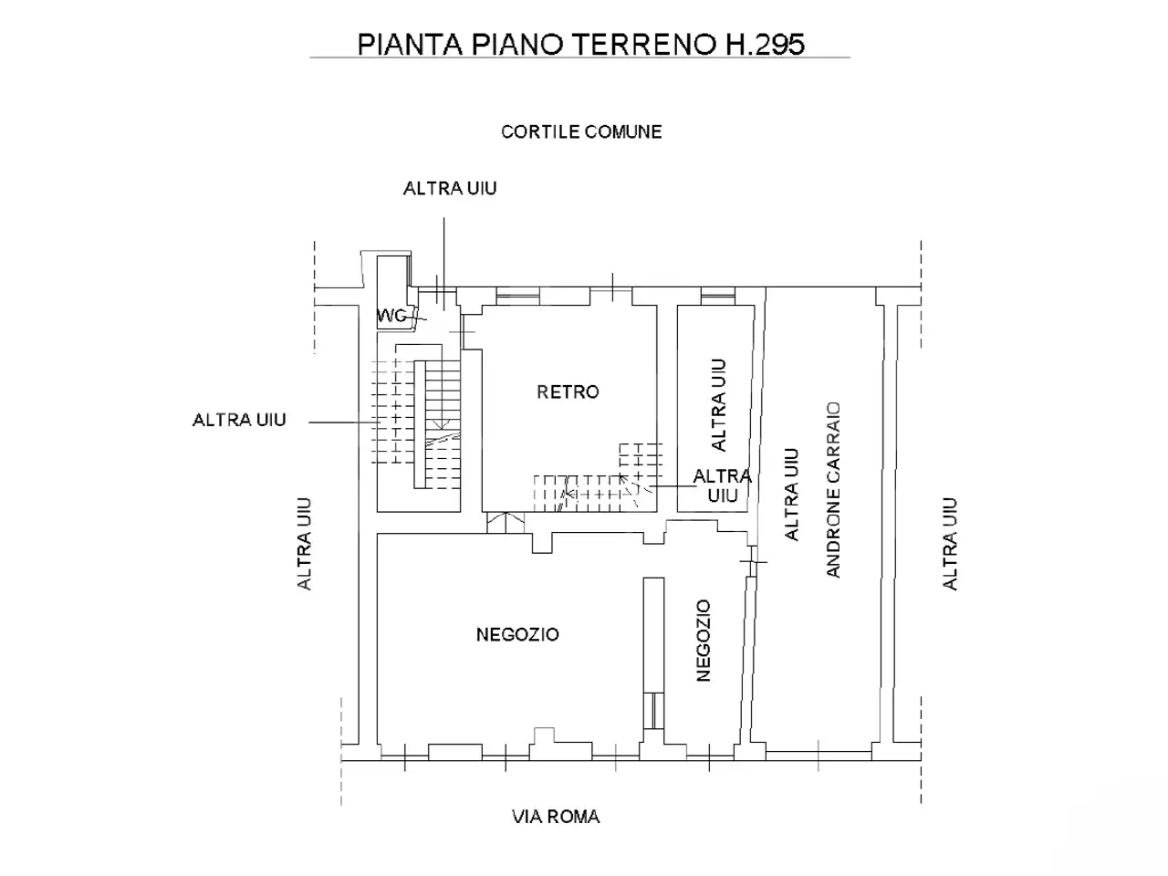 Negozio in Via Roma 13-15, Piscina, {3} - Planimetria 1