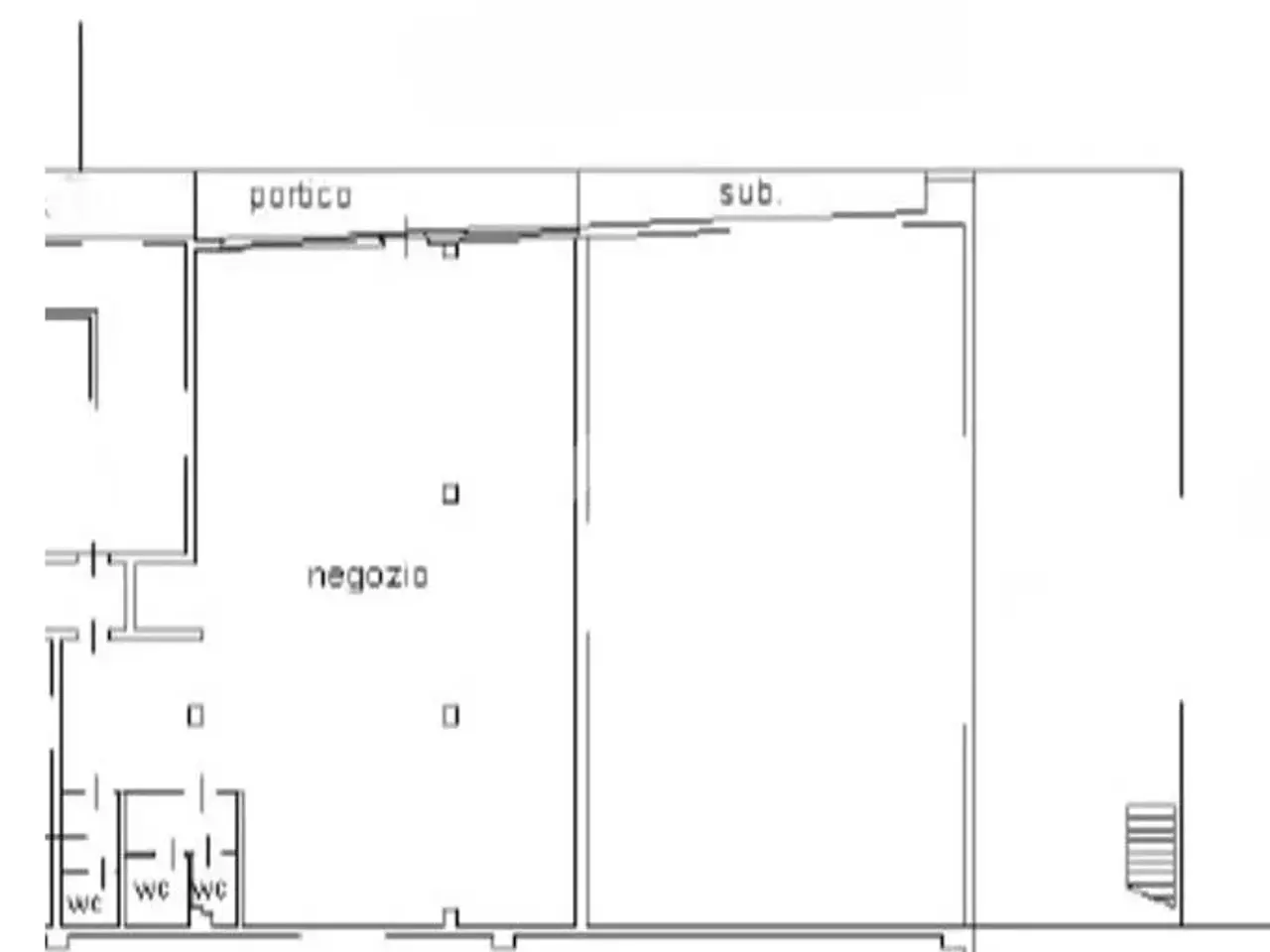 Negozio in Via Giovanni XXIII, Bolgare, {3} - Planimetria 1