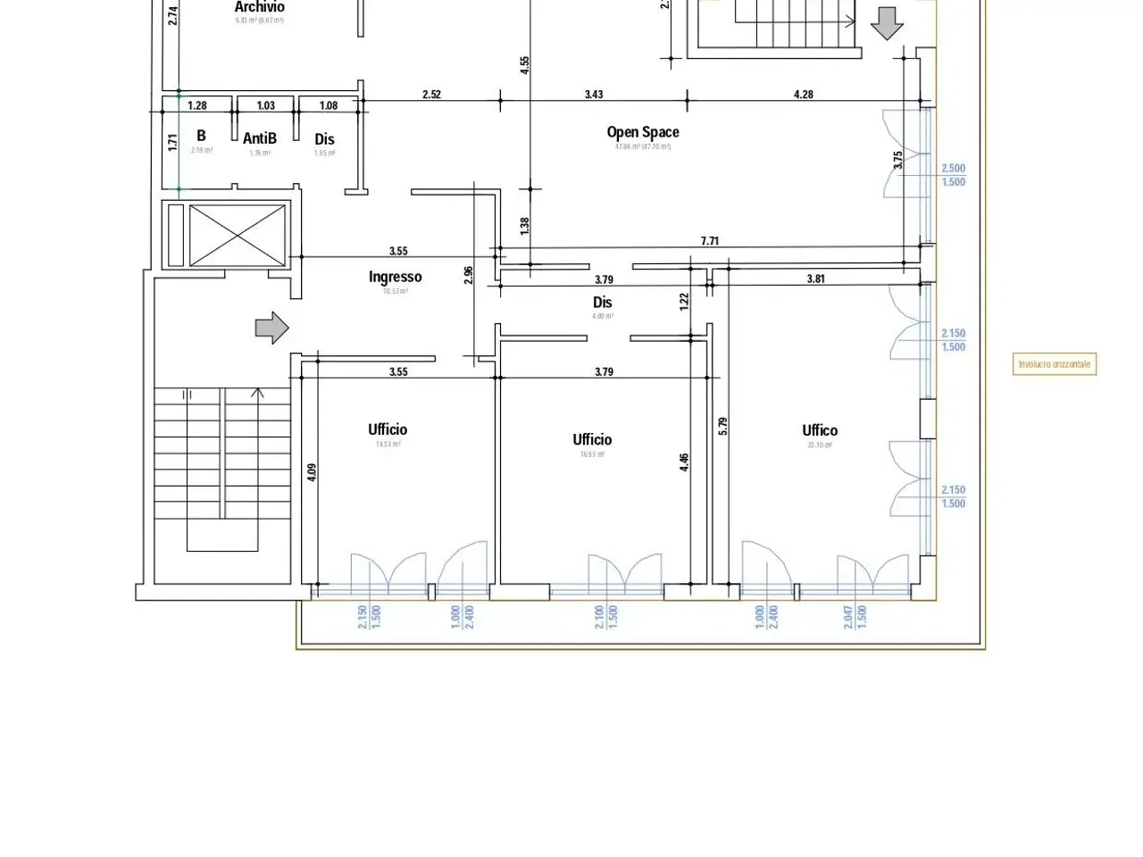 Ufficio in Via Marconi, Quartu Sant'Elena, {3} - Planimetria 1