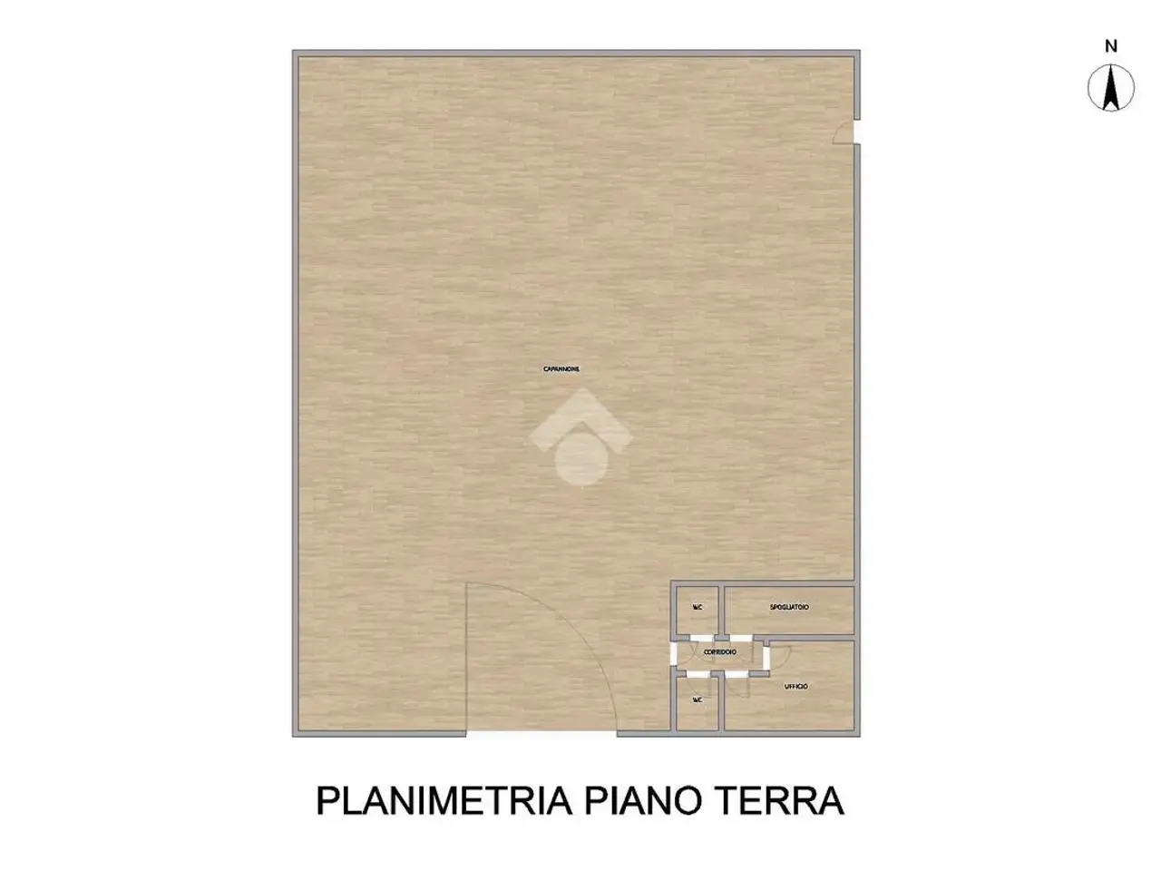 Capannone in Via Alberelle 9, Piacenza, {3} - Planimetria 1
