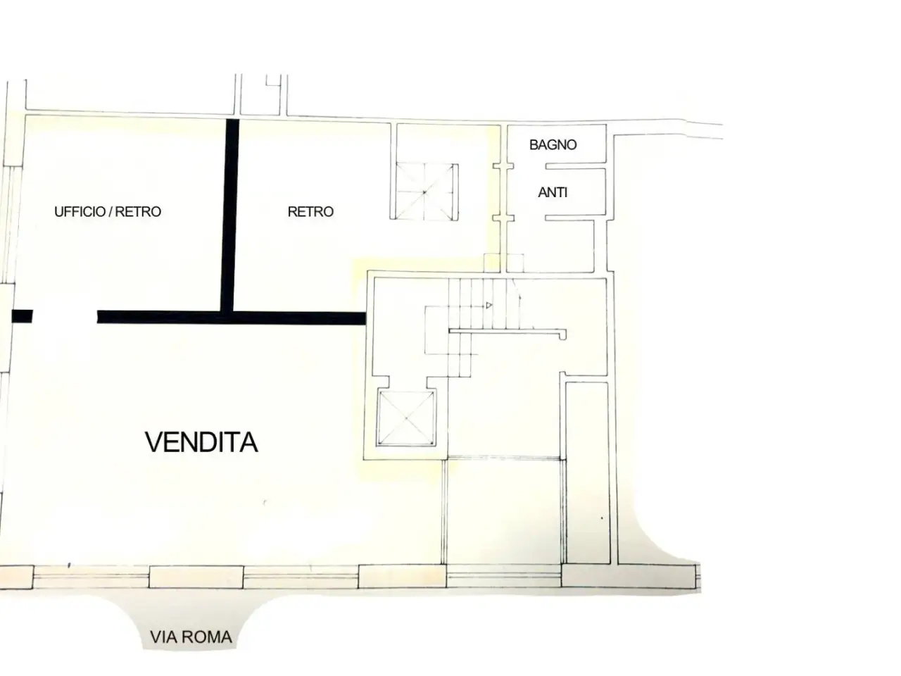 Negozio in Via Roma 119/a, San Benedetto Del Tronto, {3} - Planimetria 1