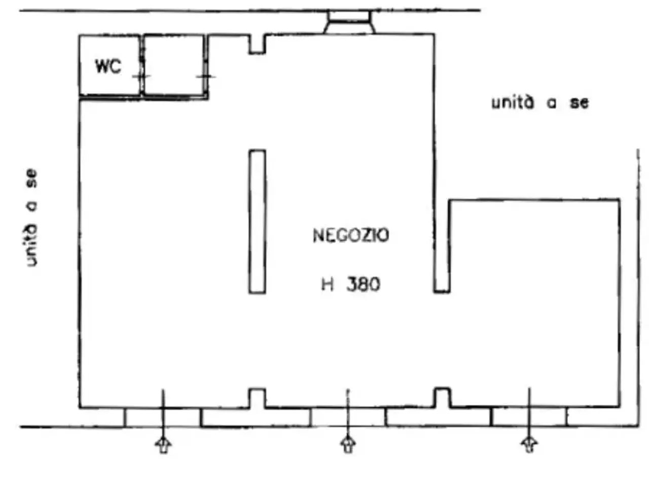 Negozio in Piazza Guerrazzi 7, Pisa, {3} - Planimetria 1