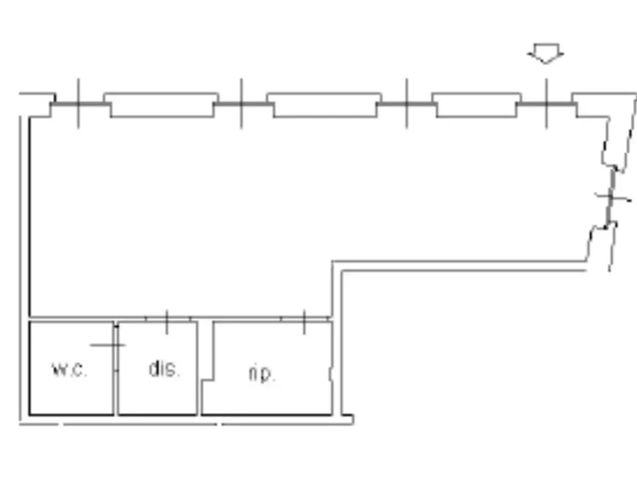 Ufficio in Via Vittorio Emanuele 1, Caponago, {3} - Planimetria 1