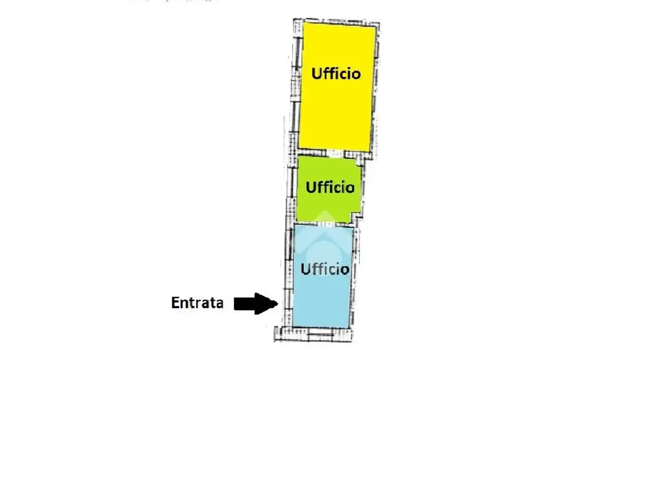 Ufficio in Via Ghilini 9, Alessandria, {3} - Planimetria 1