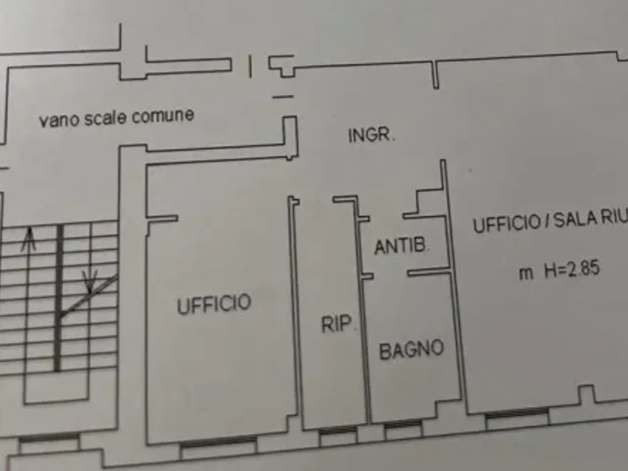 Ufficio in Via 1 Maggio, Imola, {3} - Planimetria 1