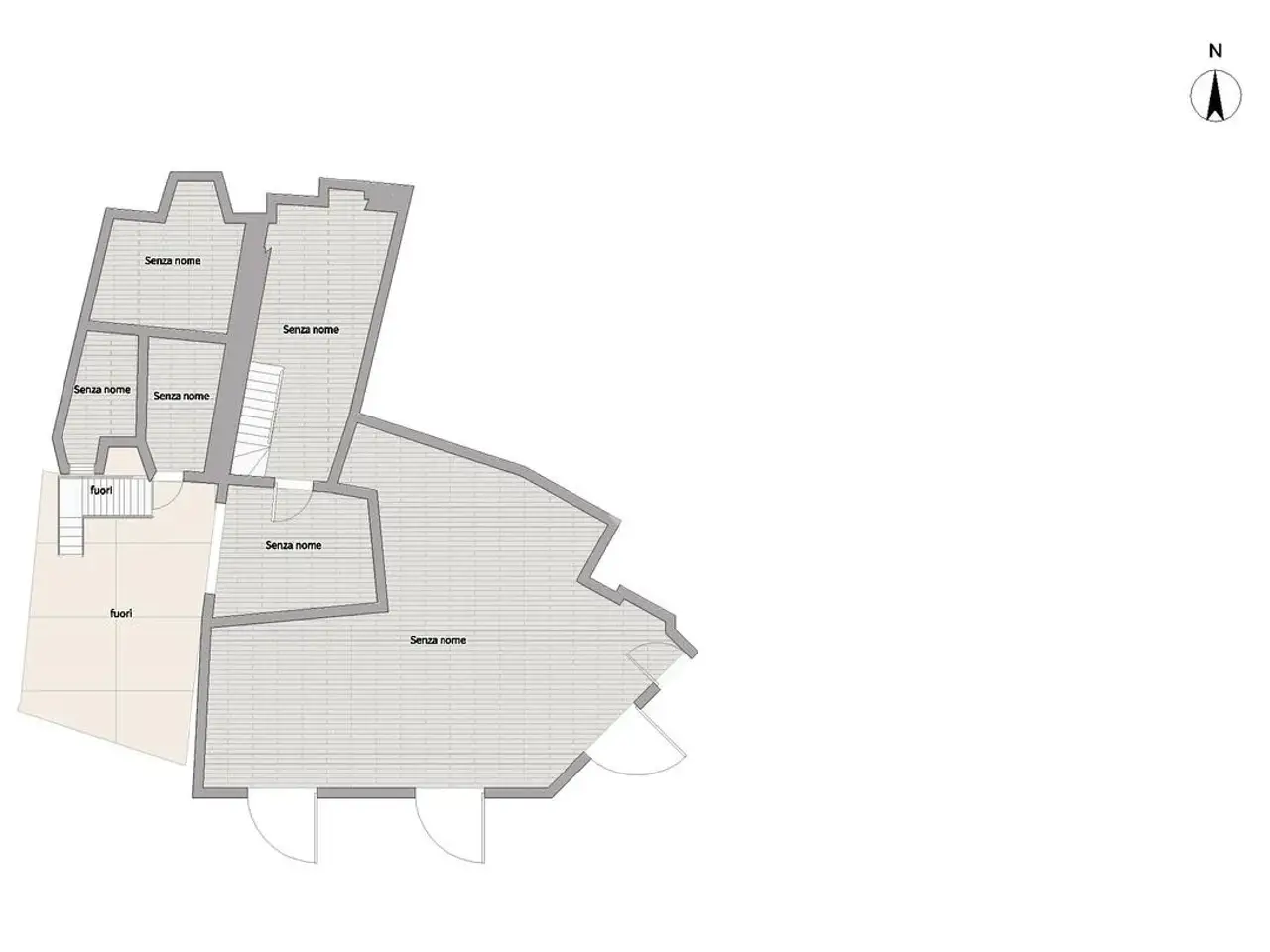Negozio in Piazza Giacomo Matteotti 3, Darfo Boario Terme, {3} - Planimetria 1