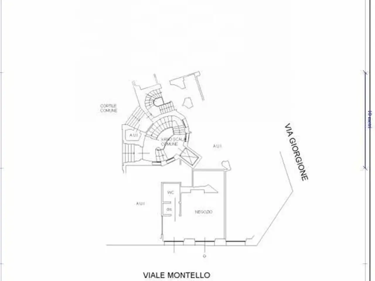Negozio in Viale Montello 10, Milano, {3} - Planimetria 1