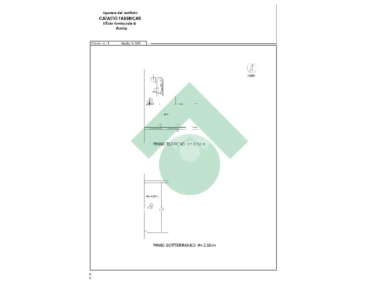 Negozio in Corso Saint Martin De Corleans 64, Aosta, {3} - Planimetria 1