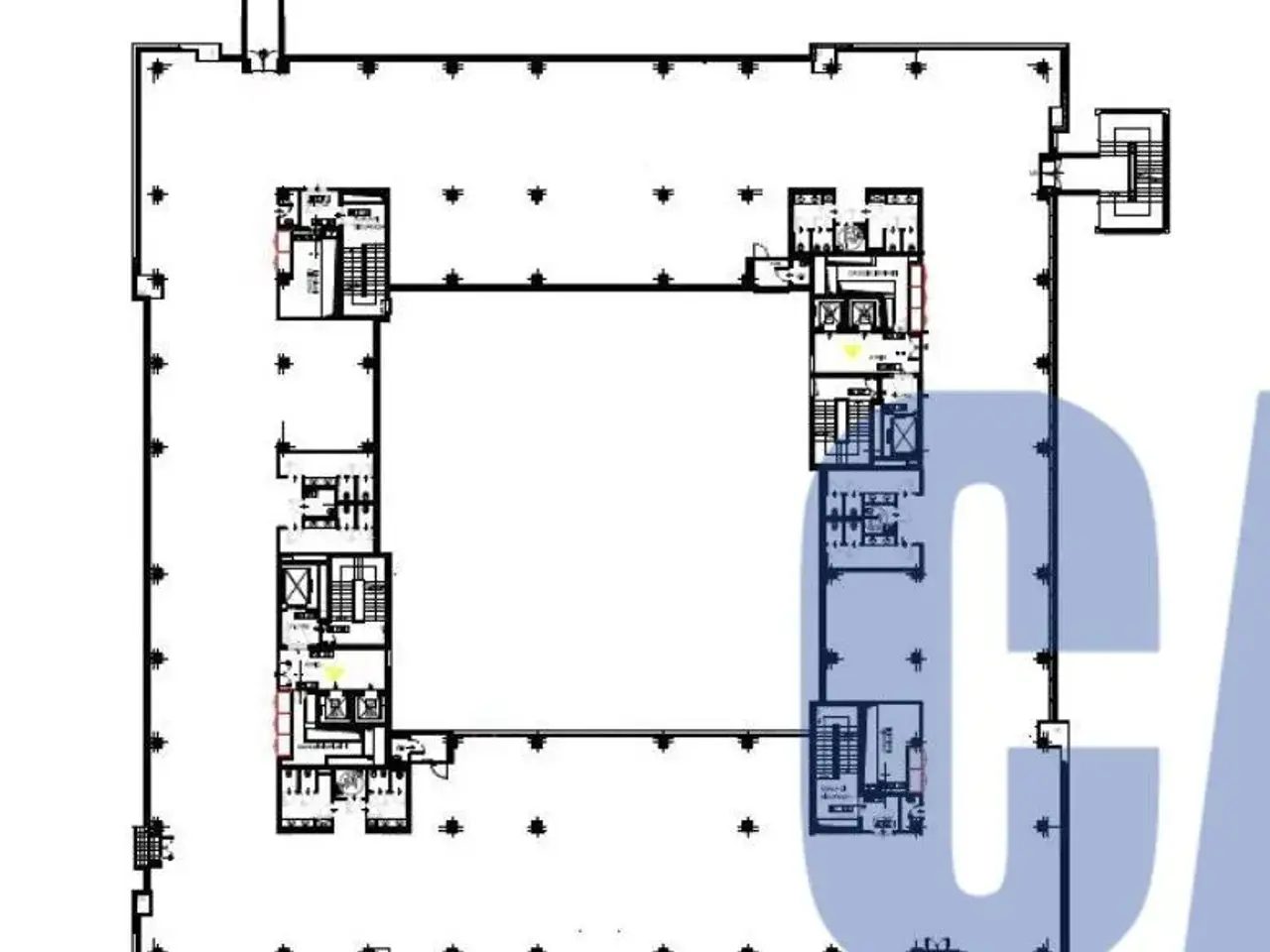 Ufficio in Via Bazzi Carlo, Milano, {3} - Planimetria 1