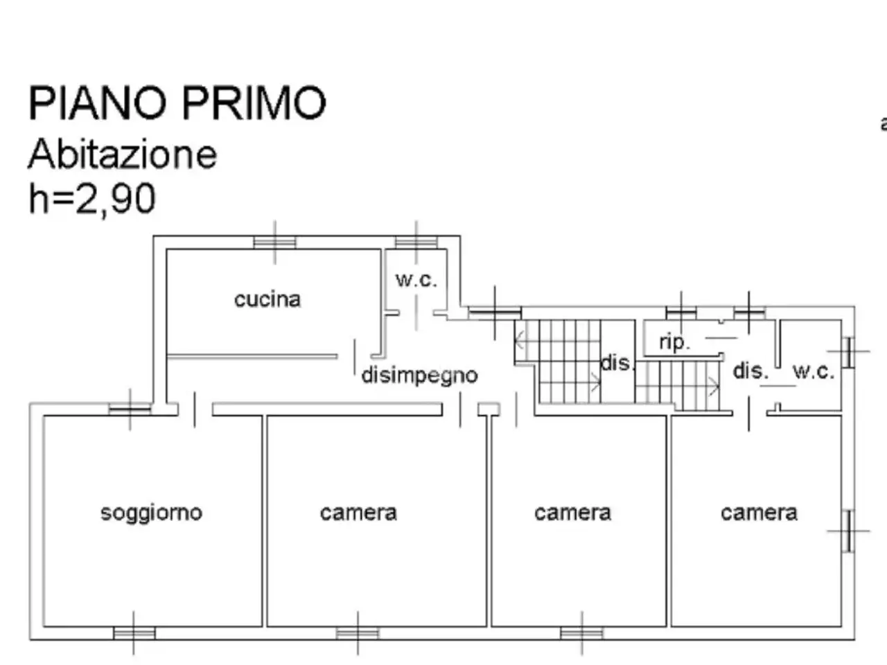 Palazzina commerciale in Via IV Novebre 6, Manzano, {3} - Planimetria 1