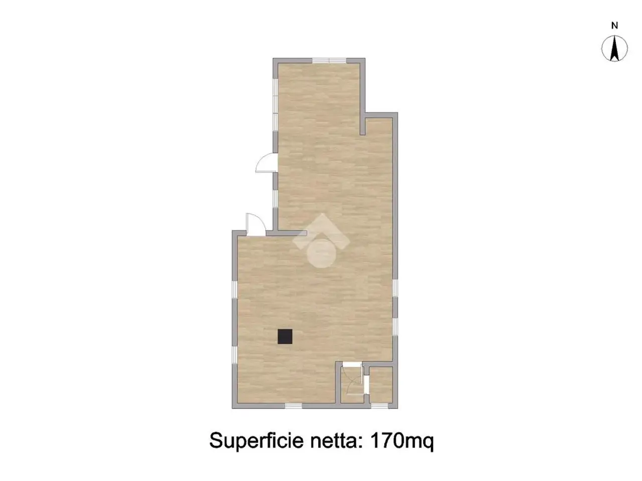 Negozio in Via Giorgione 33, Piombino Dese, {3} - Planimetria 1