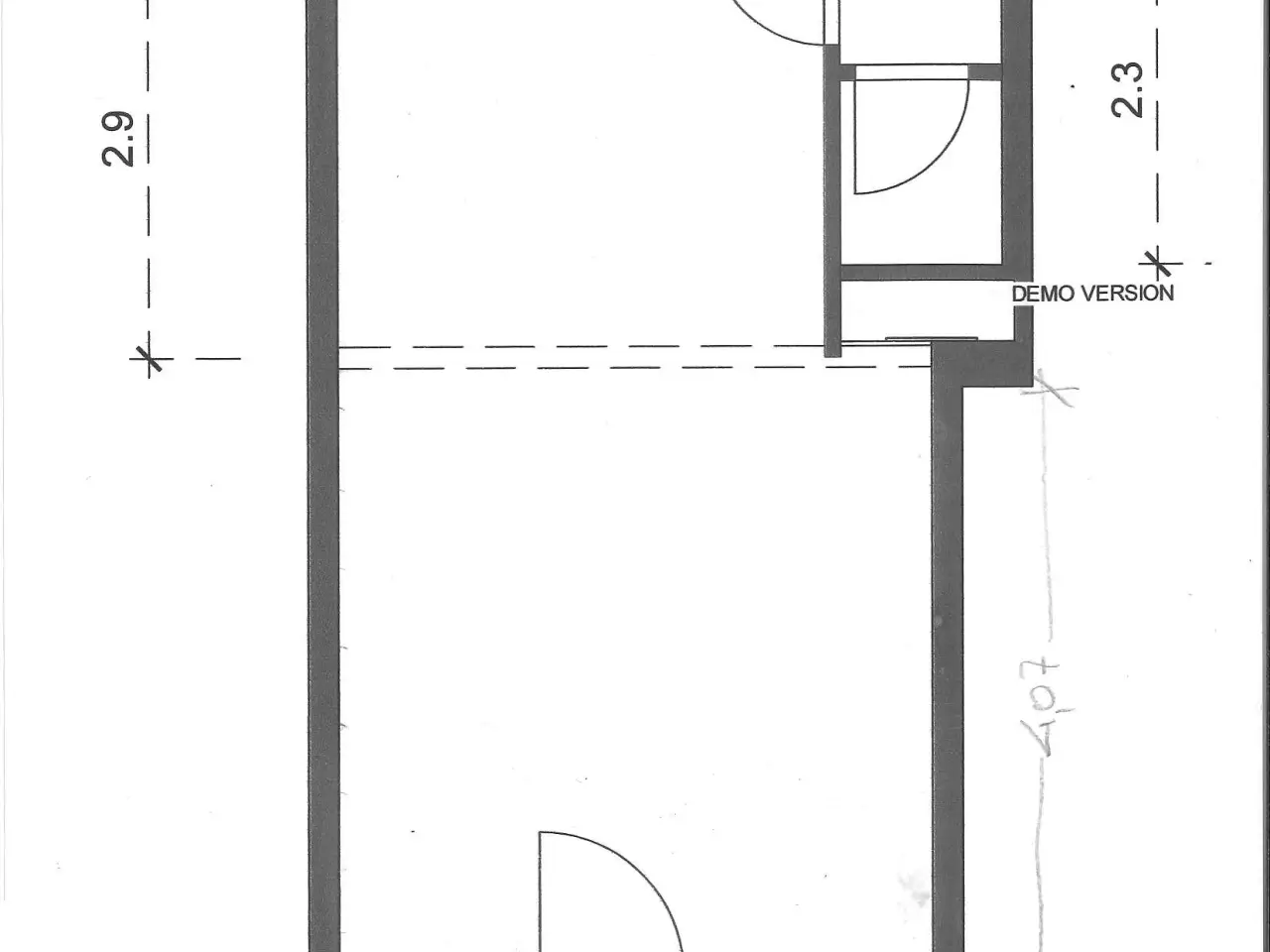 Negozio in , Montespertoli, {3} - Planimetria 1