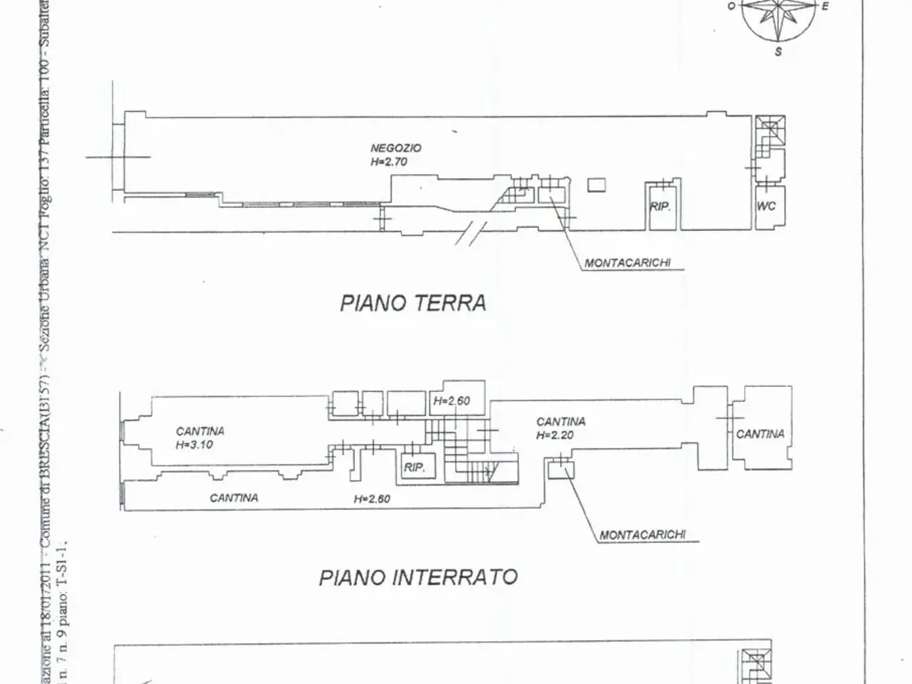 Palazzina commerciale in Via Gramsci 7, Brescia, {3} - Planimetria 1