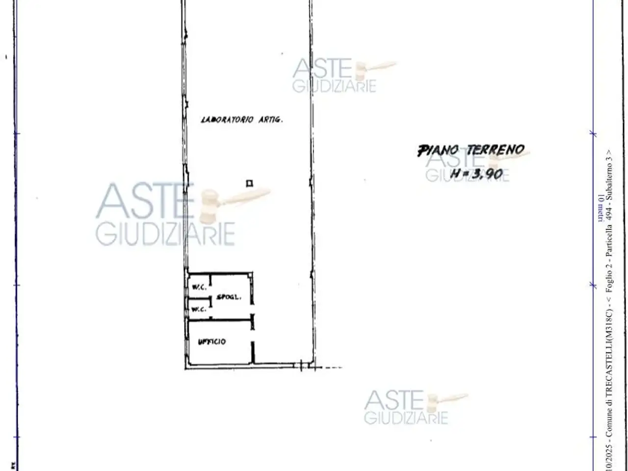 Laboratorio in Via S. Rocco, 60012 Ripe An, Italia 60012, Trecastelli, {3} - Planimetria 1