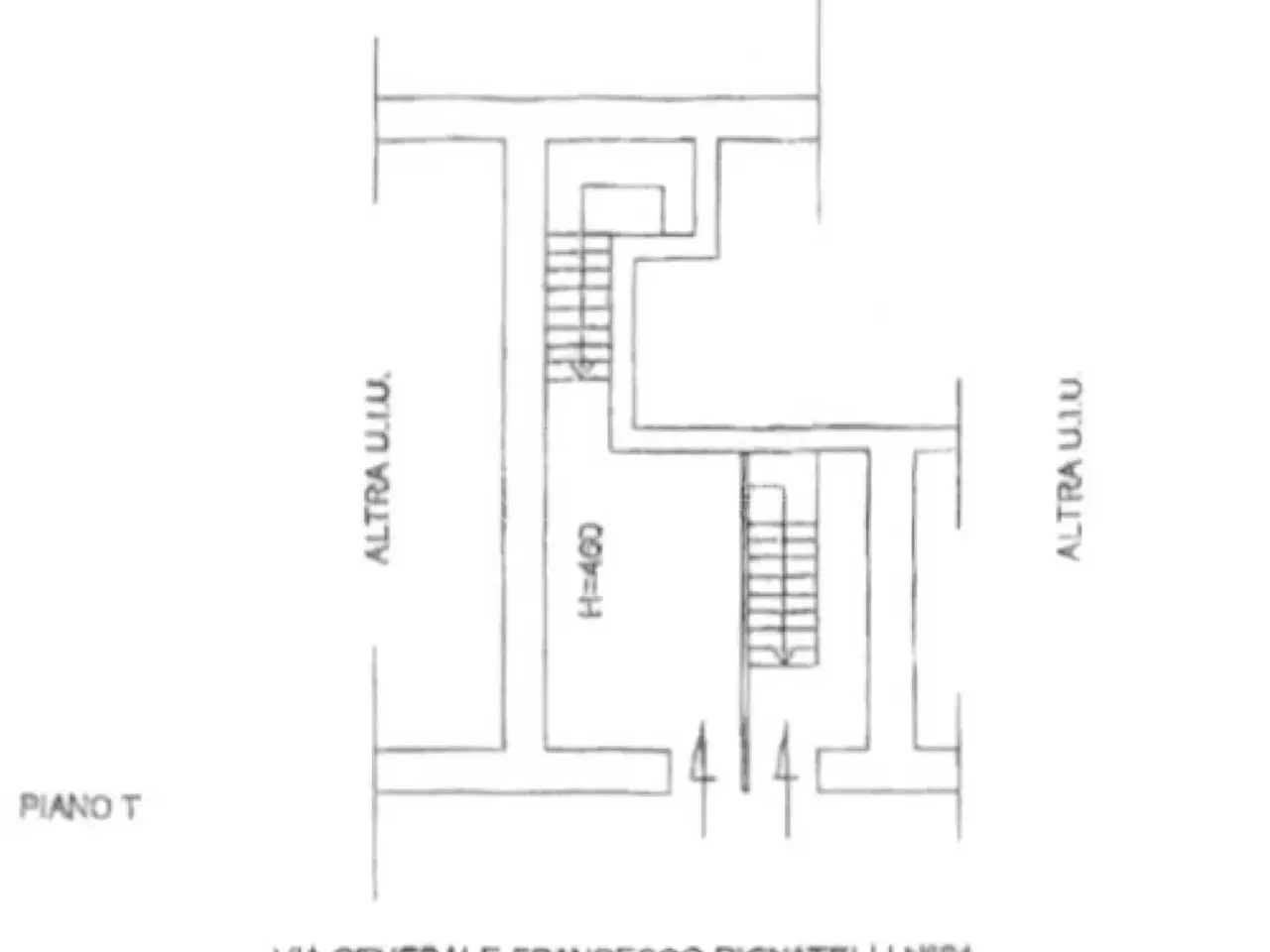 Magazzino in Via Generale Francesco Pignatelli 61, Napoli, {3} - Planimetria 1