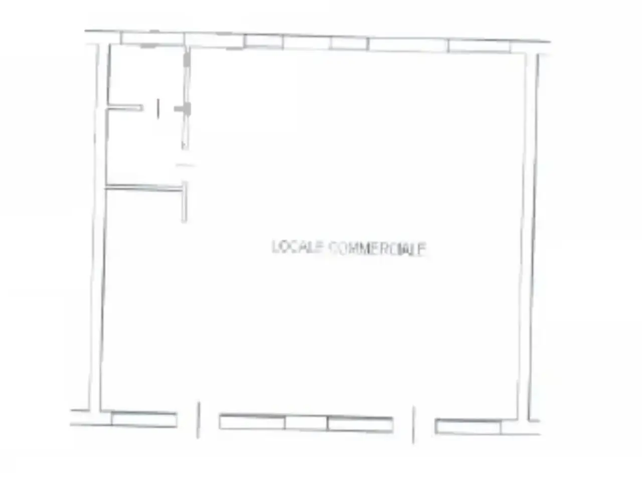 Negozio in Via Giacomo Matteotti 84, Roncello, {3} - Planimetria 1