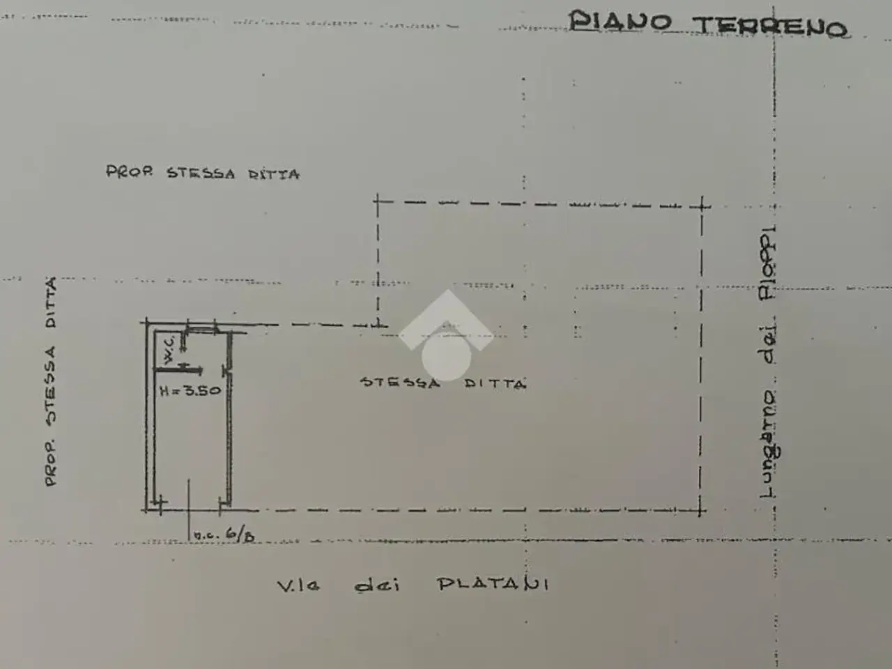 Laboratorio in Viale dei Platani, Firenze, {3} - Planimetria 1