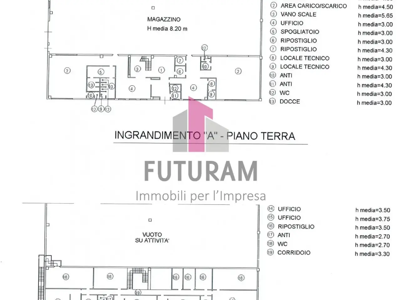 Capannone in Via Mazzini, 10, San Pietro In Gu, {3} - Planimetria 1