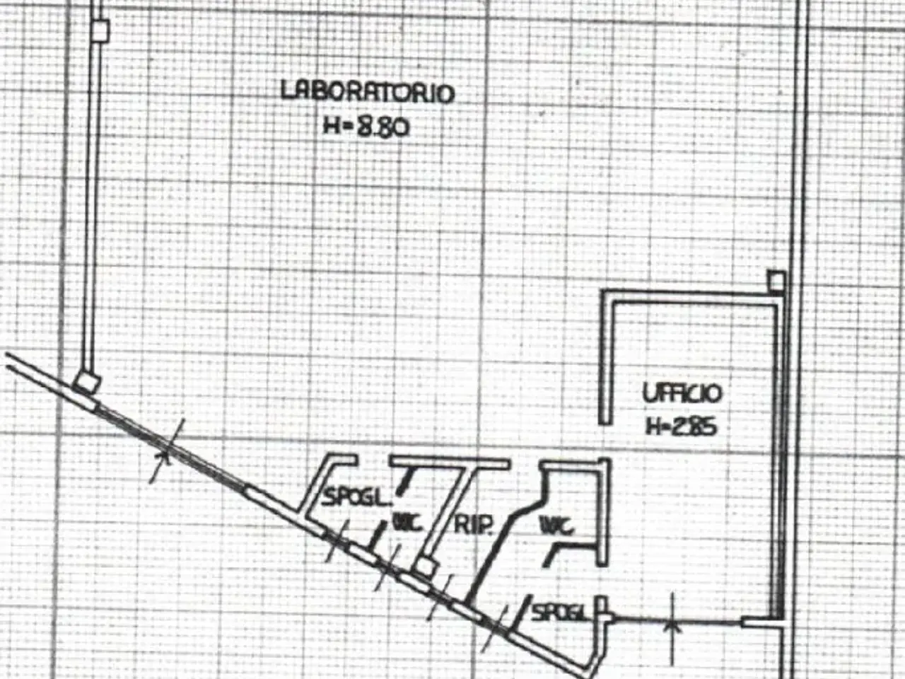Capannone in Via dei Riccioli, Lecco, {3} - Planimetria 1