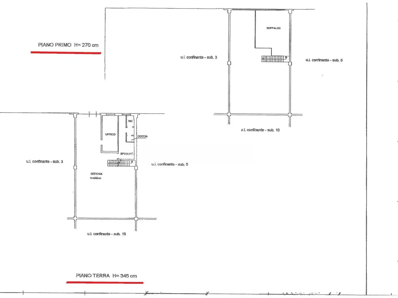Capannone in Via Gorganza 57, Reggio Emilia, {3} - Planimetria 1