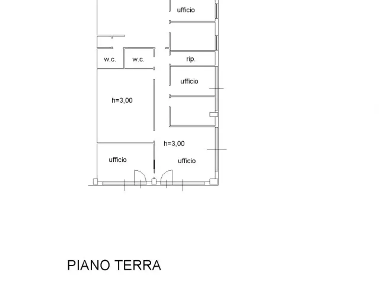 Ufficio in Via Lorenzo Il Magnifico, Campi Bisenzio, {3} - Planimetria 1