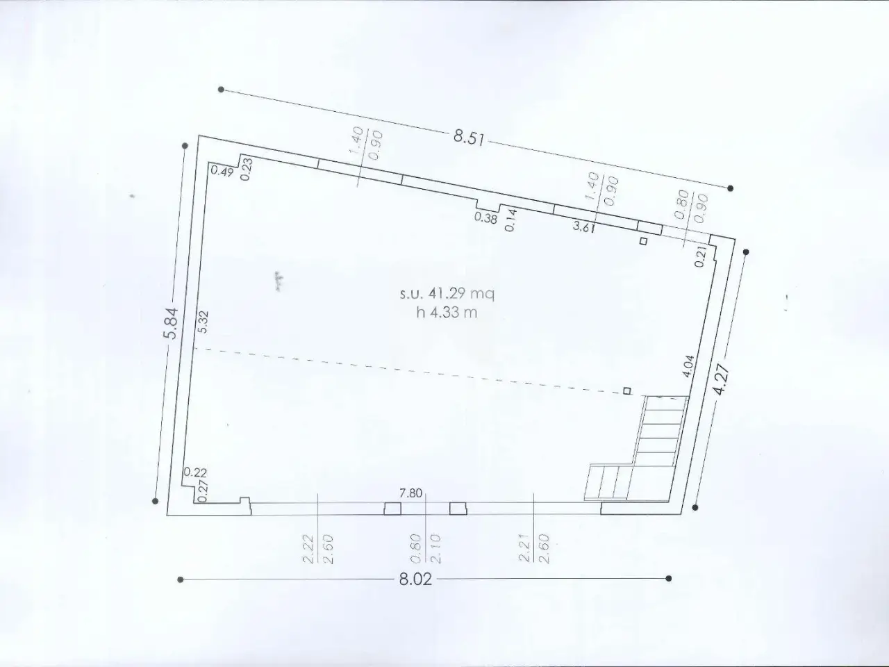 Immobile commerciale in Nazionale, Trescore Balneario, {3} - Planimetria 1