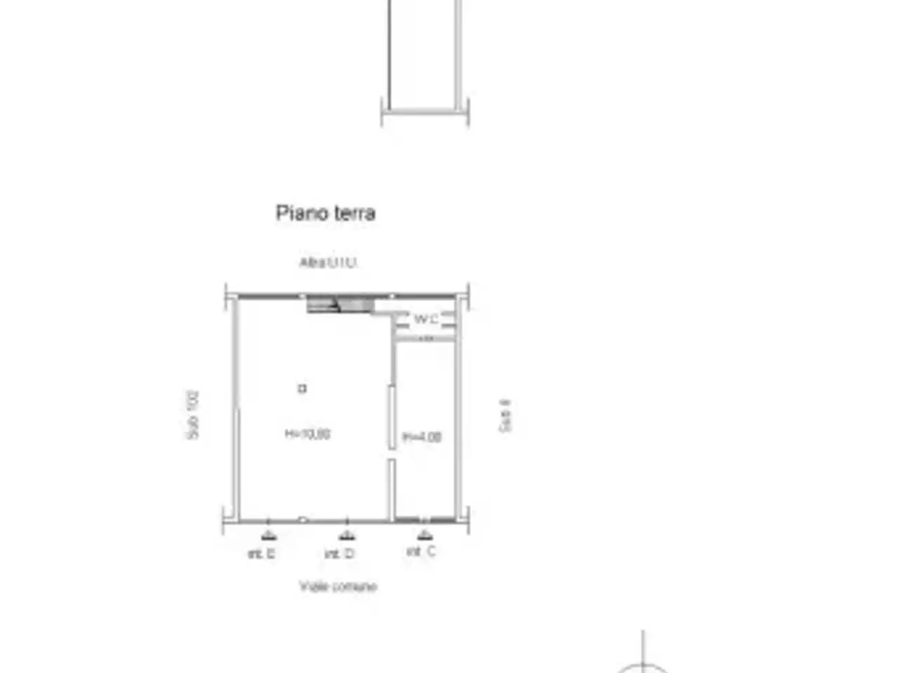 Capannone in Via Domenico De Roberto, Napoli, {3} - Planimetria 1