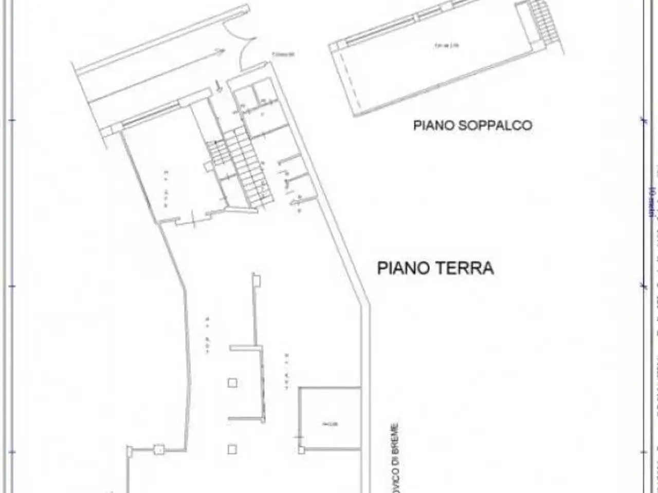 Negozio in Via Ludovico di Breme, Roma, {3} - Planimetria 1
