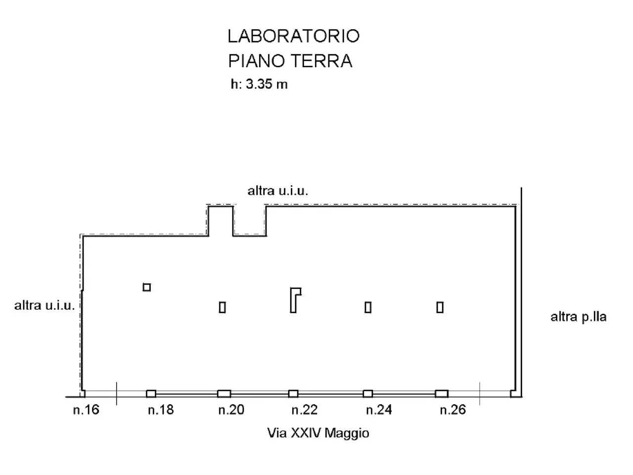 Laboratorio in Via XXIV Maggio, Carosino, {3} - Planimetria 1