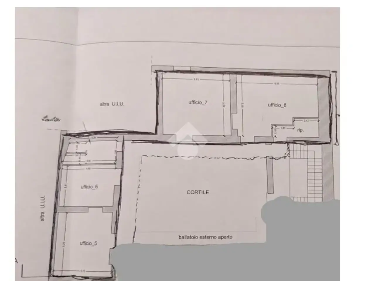Ufficio in Corso Durante 176, Frattamaggiore, {3} - Planimetria 1