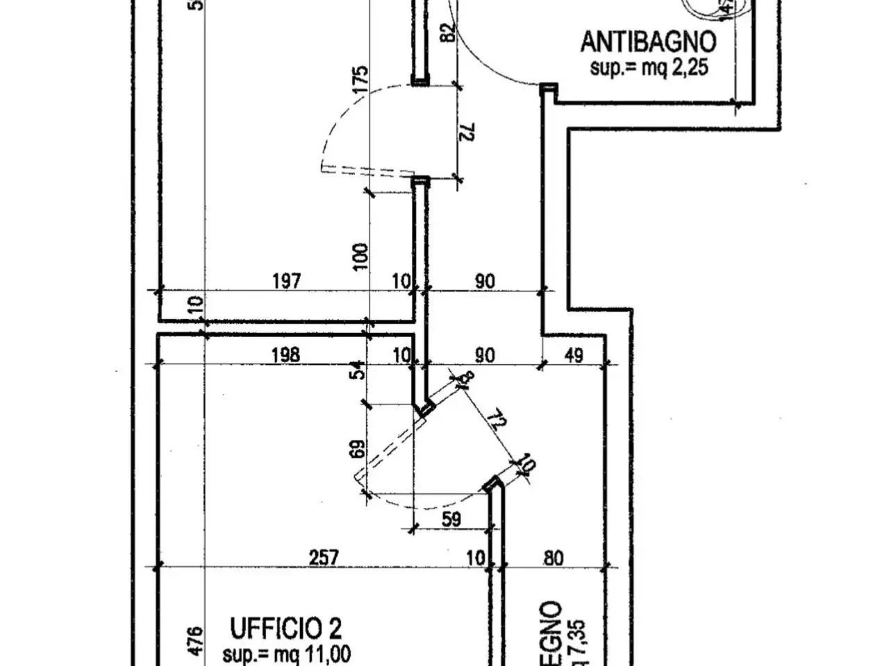 Ufficio in Via Variante Aurelia 125, Sarzana, {3} - Planimetria 1