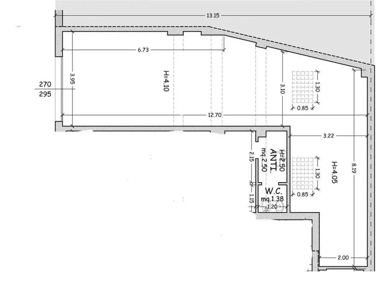 Box in Ad.Ze Via San Felice , Bologna - Planimetria 1