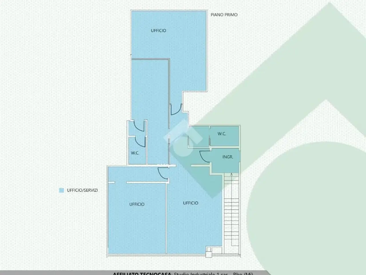 Ufficio in Via Risorgimento, Rho, {3} - Planimetria 1