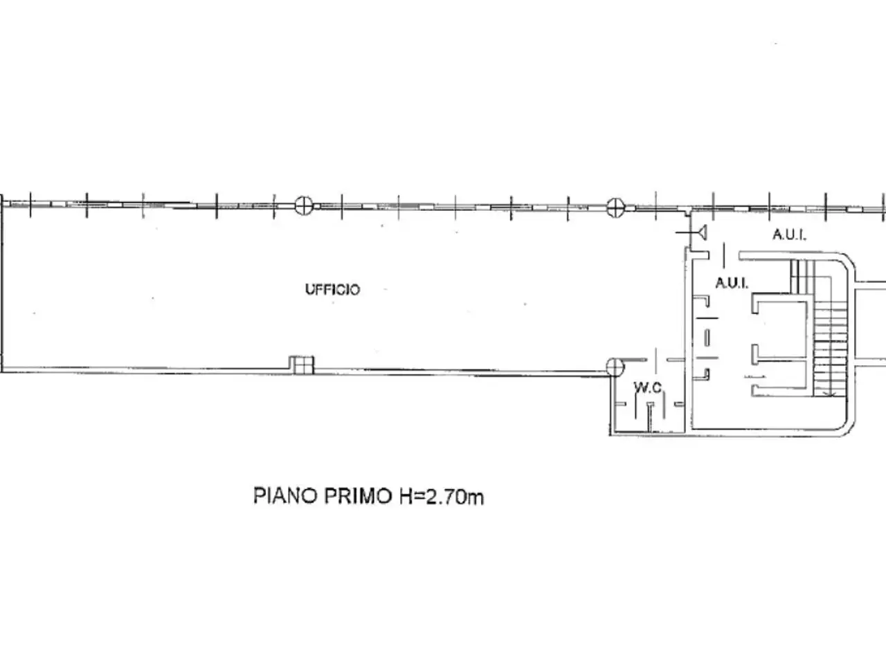 Ufficio in Corso Emanuele Filiberto, Lecco, {3} - Planimetria 1