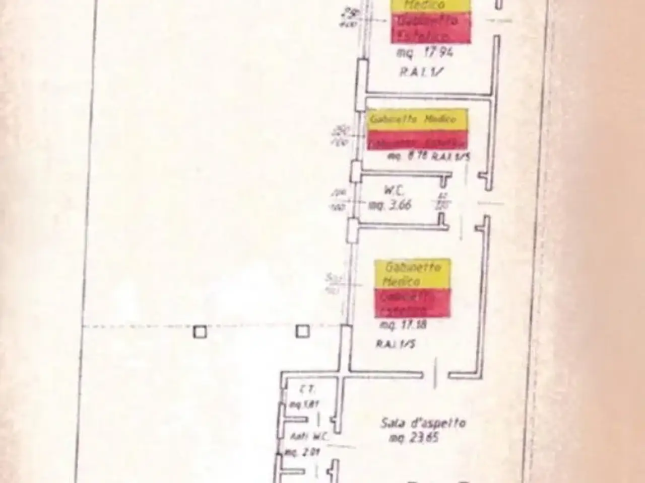 Ufficio in Via Cesare Deretti 10, Carpenedolo, {3} - Planimetria 1