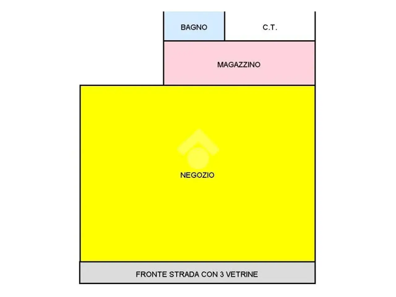 Negozio in Via Unione Europea 22, Marmirolo, {3} - Planimetria 1