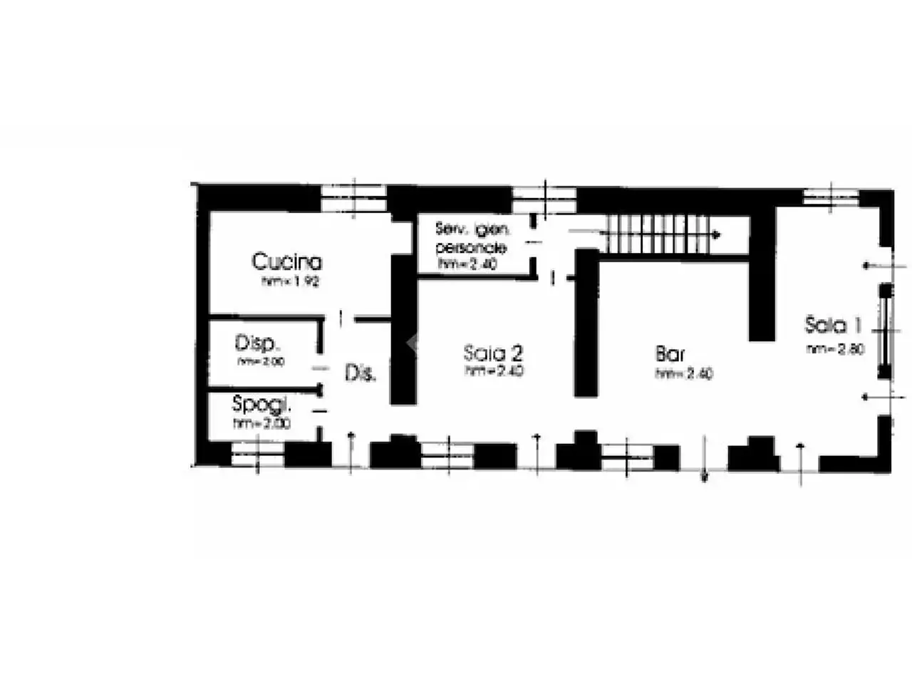 Negozio in Via Torino 234, Ivrea, {3} - Planimetria 1